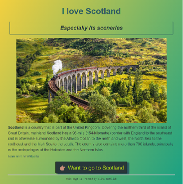 Scotland project preview